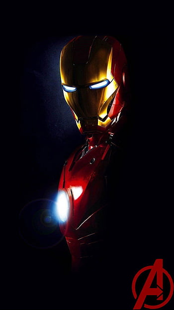 PurPaul's Tumblr on Tumblr: Avengers Logo (Iron Man-Themed). #marvel # avengers #ironman #theme #technology #red #logo