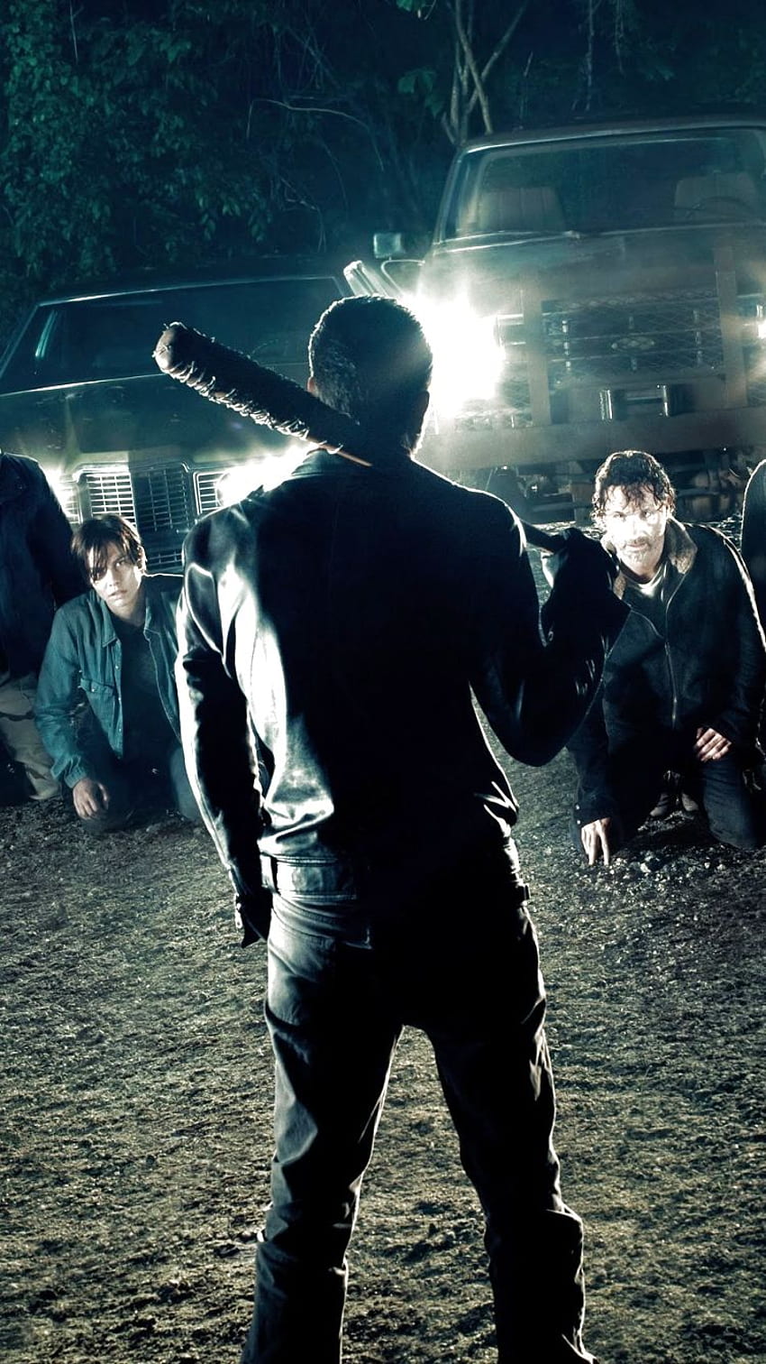x Живите мъртви издайнически игри, The Walking Dead Negan HD тапет за телефон