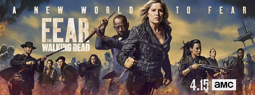 Fear the Walking Dead - Arte principal da 4ª temporada - Um novo mundo para papel de parede HD