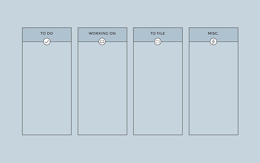 Arrière-plan de l'organisateur de colonnes bleu gris. organisateur, , Ordinateur, À faire Fond d'écran HD