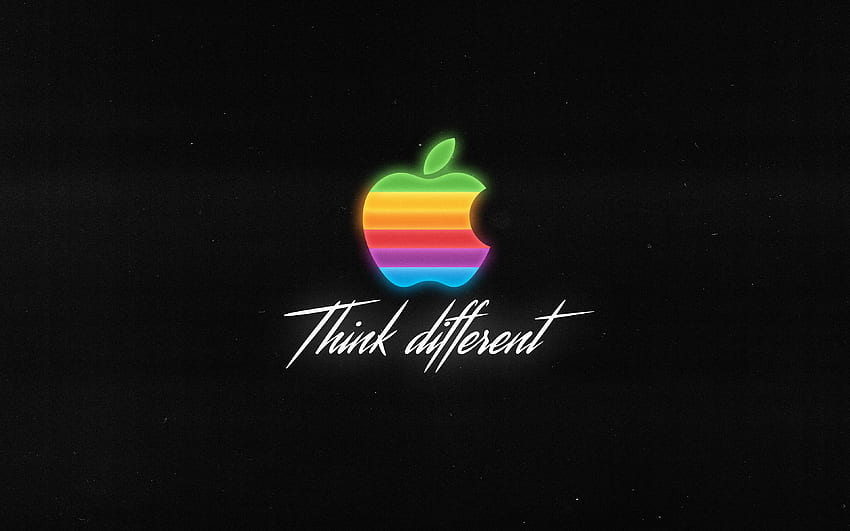 Apple Myśl inaczej, uroczy MacBook Tapeta HD