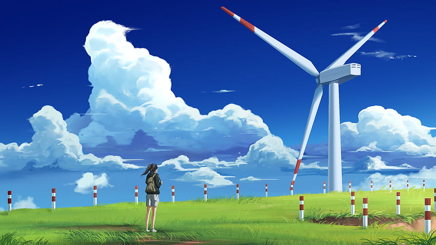 Turbina eolica - Risoluzione: Sfondo HD