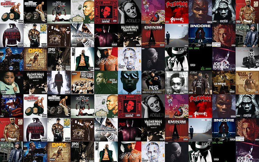 Tiled Hip Hop Albums - -, Hip Hop Album Covers HD wallpaper