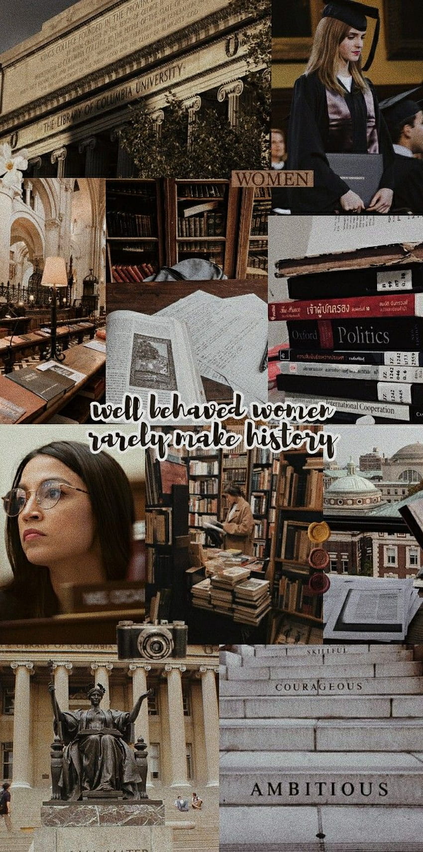 Ästhetische Collage. Leben an der juristischen Fakultät, Vision Board, Inspiration an der juristischen Fakultät, Politikwissenschaft HD-Handy-Hintergrundbild