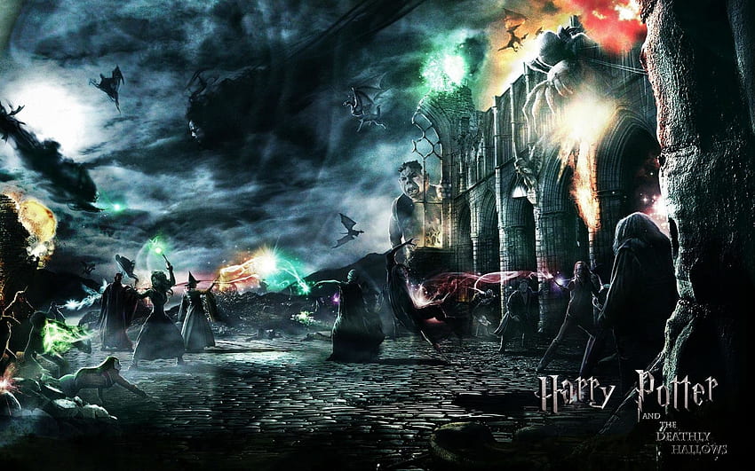 High resolution Harry Potter And The Deathly Hallows: Part 2, Harry Potter Graphic Art HD wallpaper