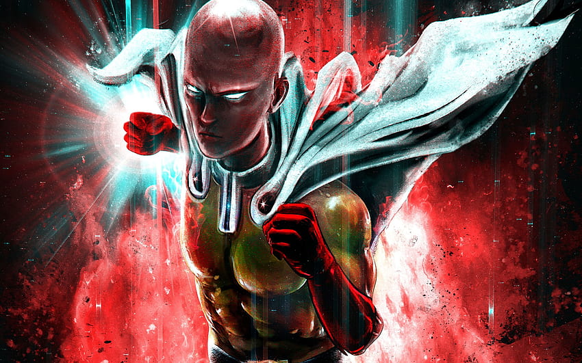 One Punch Man - Un coup de poing 3D, Cool Saitama Fond d'écran HD