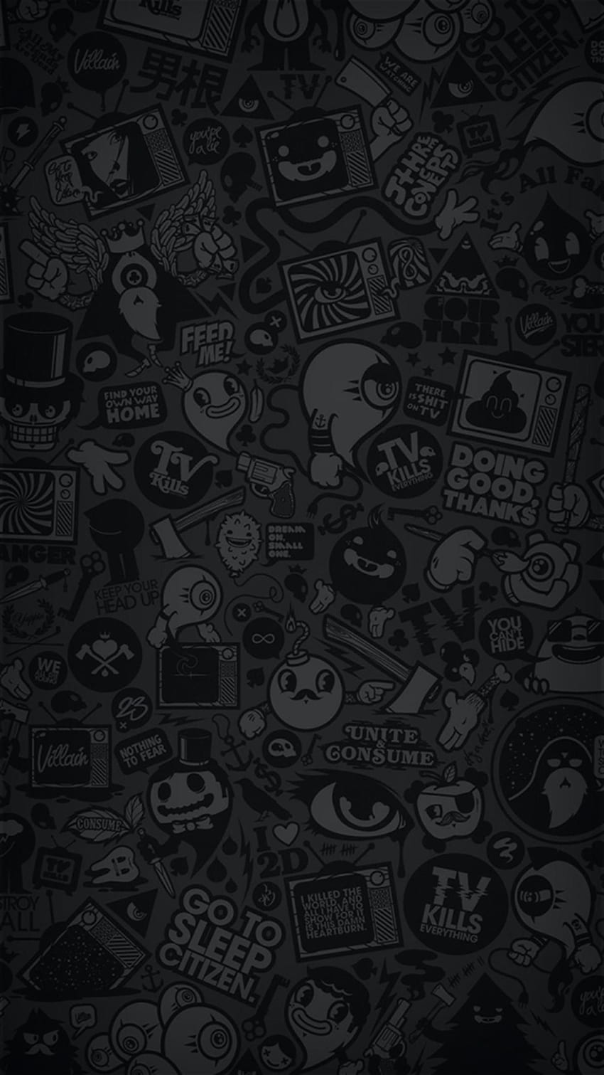 Black graffiti Black graffiti top, Doodle Art HD phone wallpaper