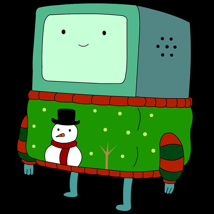 XMAS BMO from Adventure Time png, Finn and Jake Christmas HD phone wallpaper
