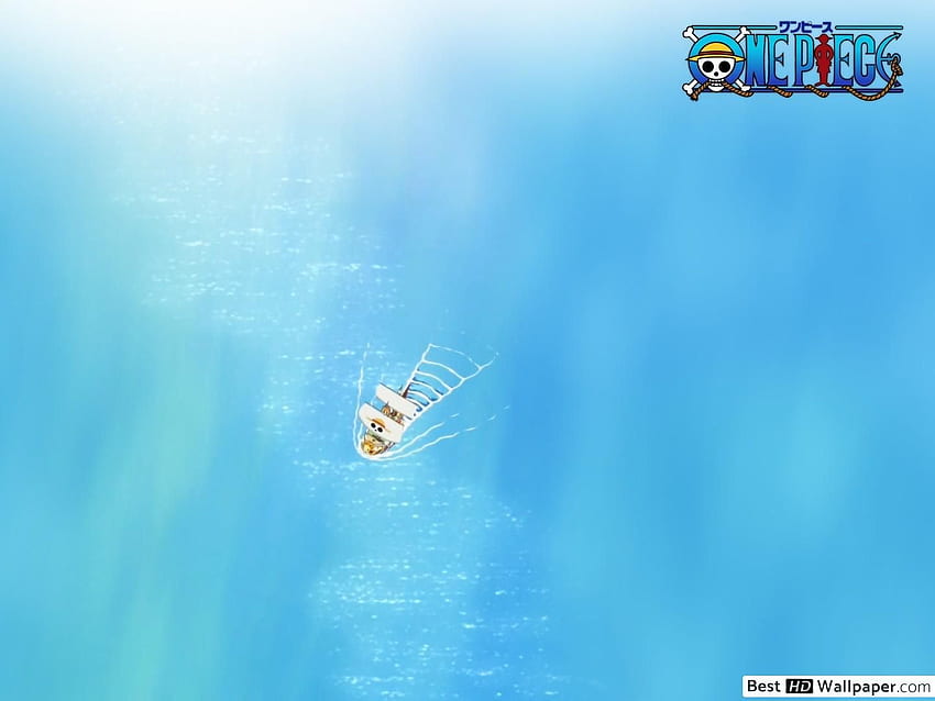 One Piece - Thousand Sunny, Pirate Ship, Ocean HD wallpaper