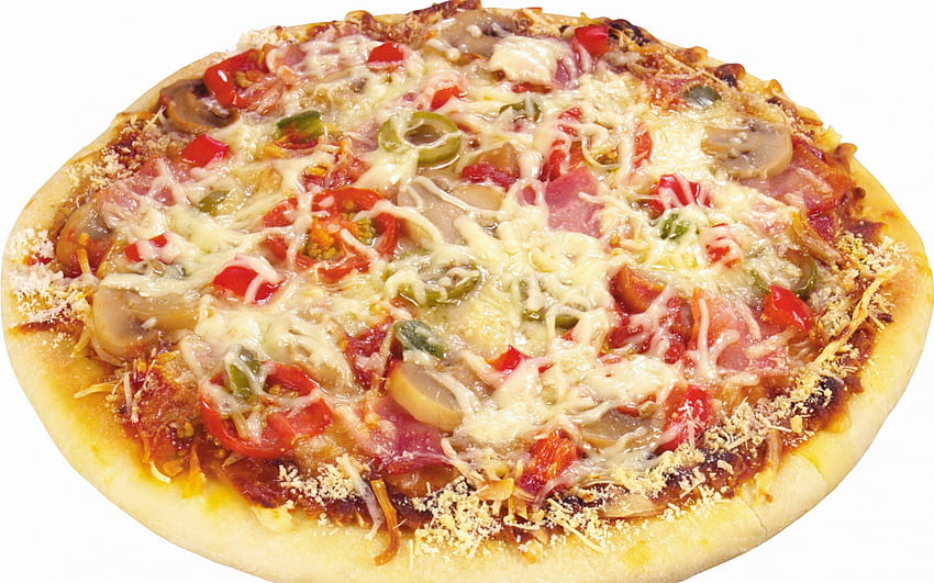PIZZA, chicken, hot, , cool, food, nice HD wallpaper