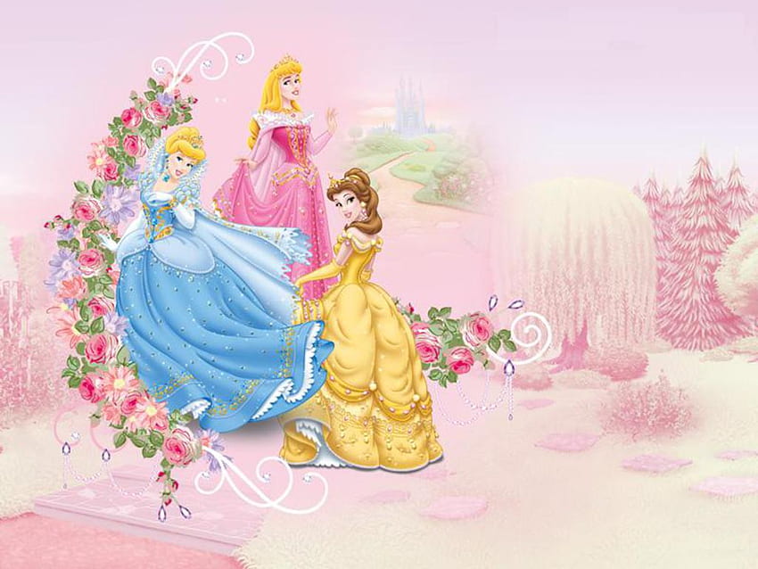 Druckbare Einladungsvorlage für Disney-Prinzessinnen - - teahub.io, Prinzessinnen-Laptop HD-Hintergrundbild