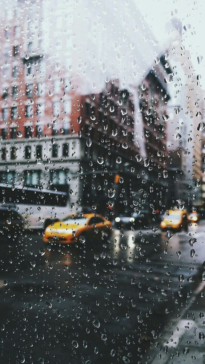 Beautiful Rainy Day iPhone 1. Top Ideas To Try, Aesthetic Rain HD ...