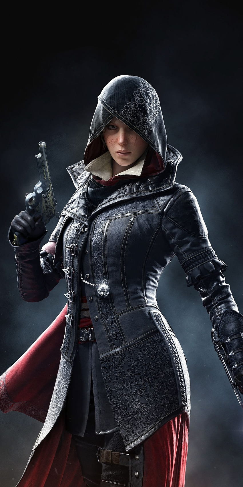Assassin's Creed Syndicate, videojuego, chica guerrera, arte fondo de pantalla del teléfono