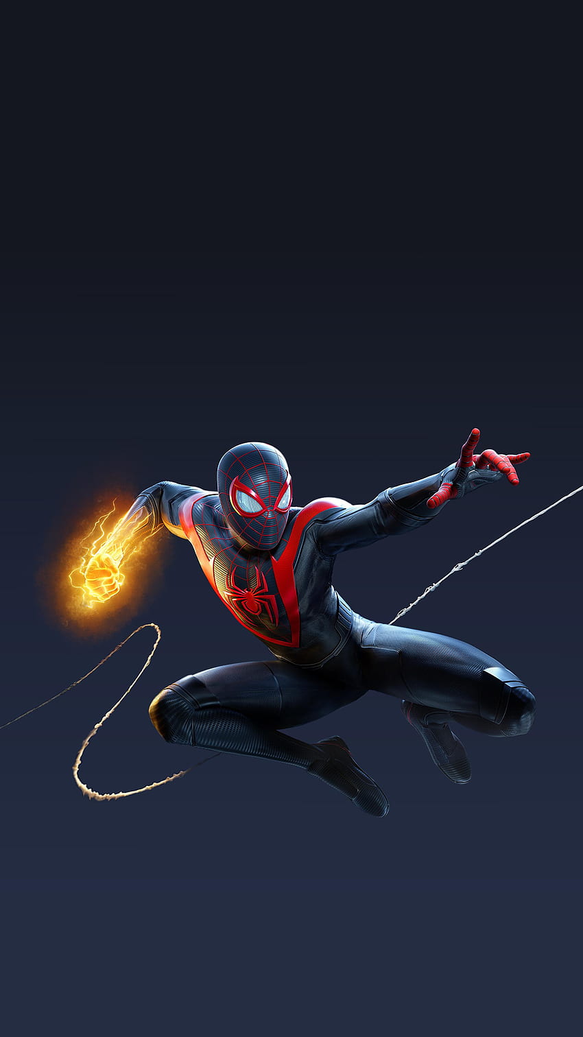 Spider Man Miles Morales. Opublikuj ponownie w wyższej rozdzielczości. : R/ Pionowo, Spider-Man Pionowo Tapeta na telefon HD