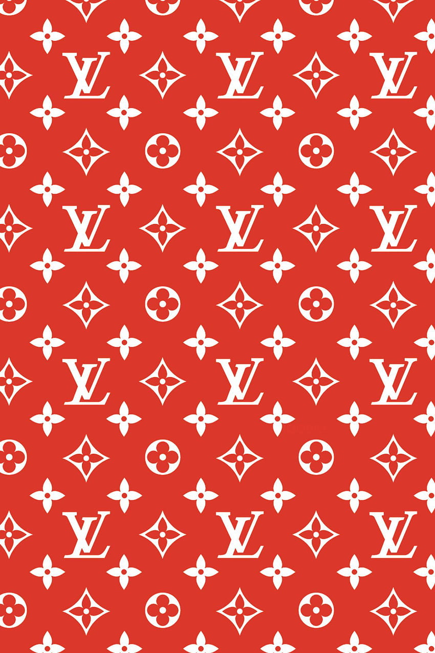 Louis vuitton supreme iphone HD wallpapers