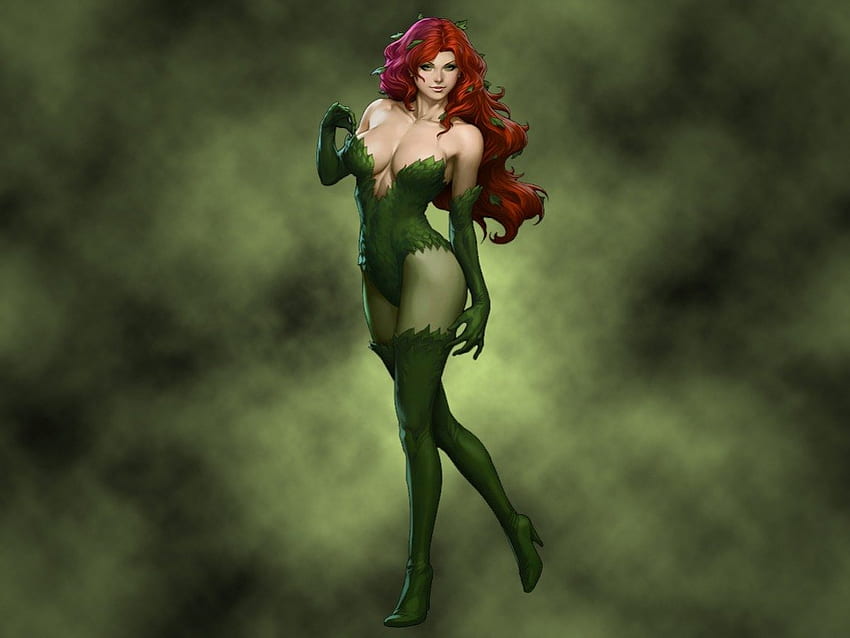 Poison Ivy, komiksy DC, złoczyńcy, superbohaterowie, komiksy Tapeta HD