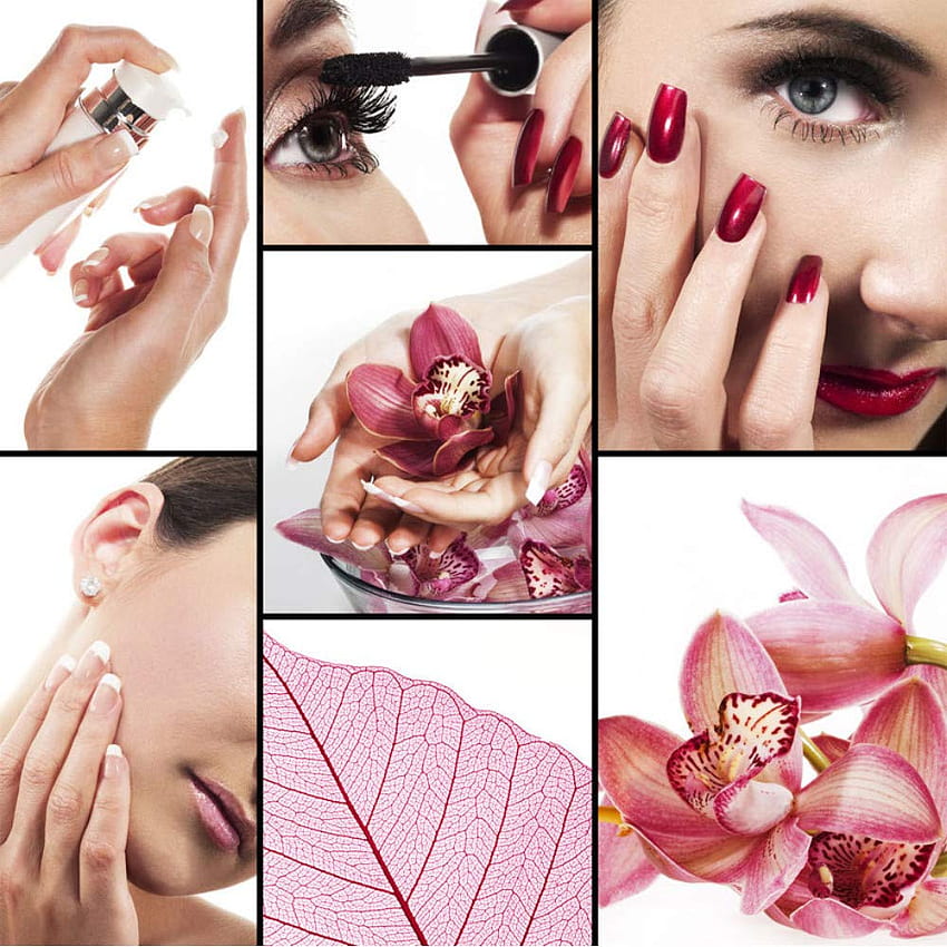 xbwy Fashion Spa Nail Salon Beauty Cosmetic 3D HD тапет за телефон