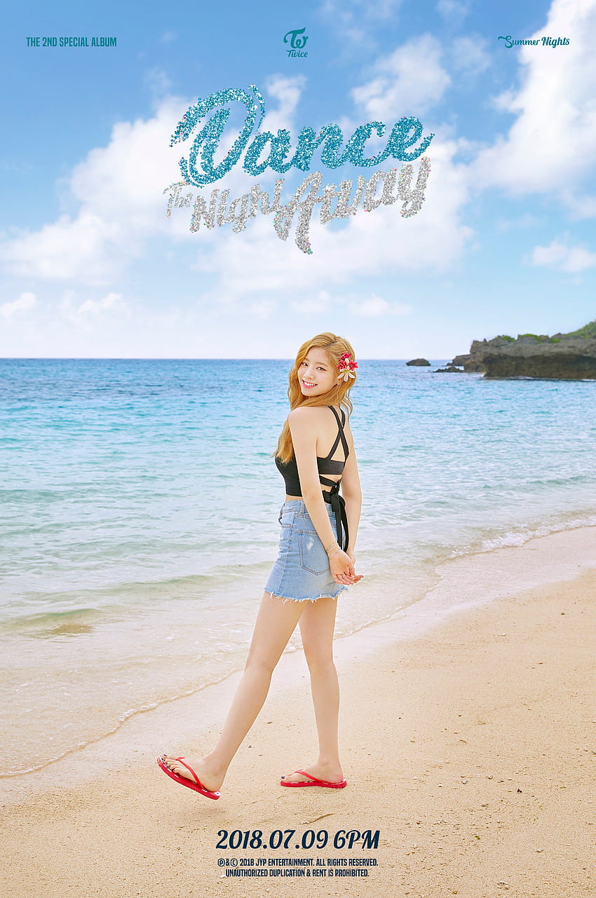 TWICE - TWICE THE 2ND SPECIAL ALBUM Summer Nights DAHYUN Dance The Night Away 2018.07.09 6PM wallpaper ponsel HD