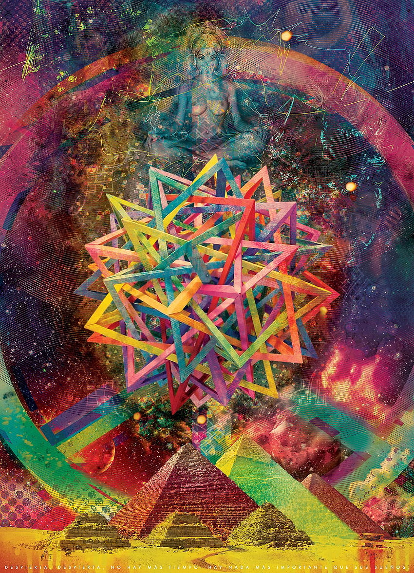 Psychedelic Geometry, Psychedelic Geometric HD phone wallpaper
