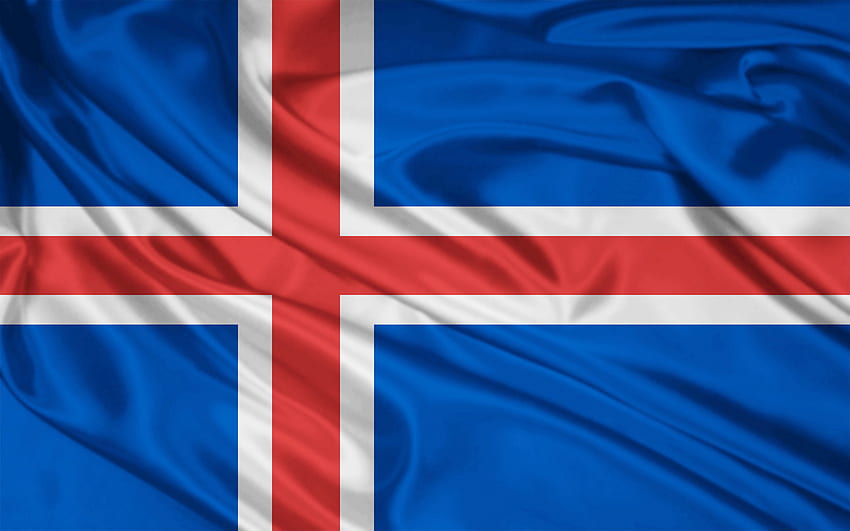 Iceland Flag and stock HD wallpaper