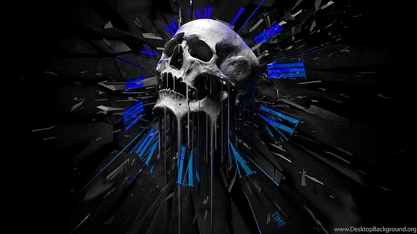 Black Skull Skull Decorative Black Horror Skull Black Gothic Metallic
