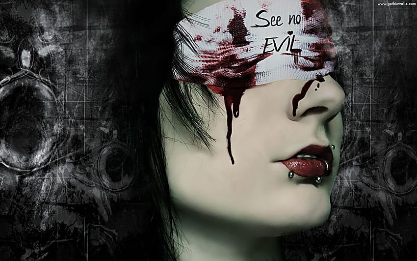 See No Evil. The Dark Side. Gothic , Dark HD wallpaper