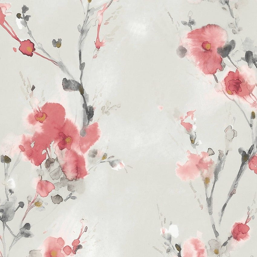 CP1200 Candice Olson Breathless Watercolor Floral, Watercolor Cherry Blossom HD phone wallpaper