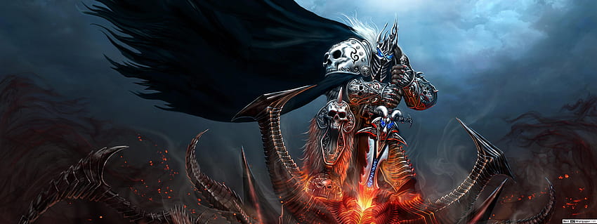 World of Warcraft: Wrath of the Lich King, World of Warcraft Dual Monitor papel de parede HD