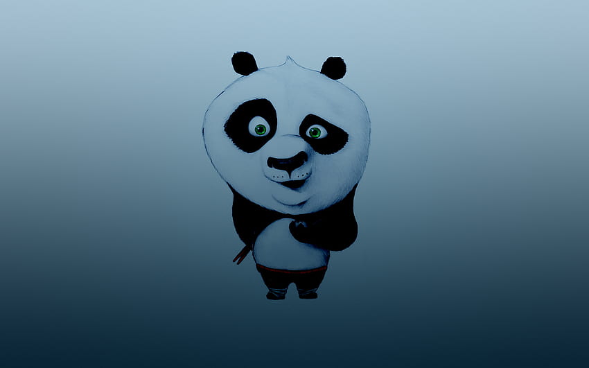 Kartun, Hewan, Panda Kung-Fu, Latar Belakang, Panda Wallpaper HD