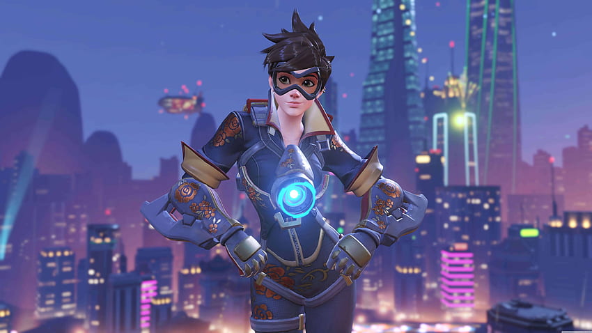 Overwatch Tracer Year Of The Rooster Skin U HD wallpaper