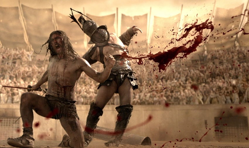 Spartacus: un punto de referencia en excelencia narrativa y estilística: J, Gladiator Battle fondo de pantalla