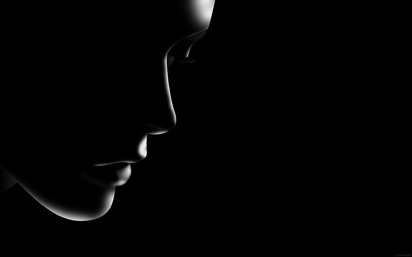 Woman silhouette HD wallpaper