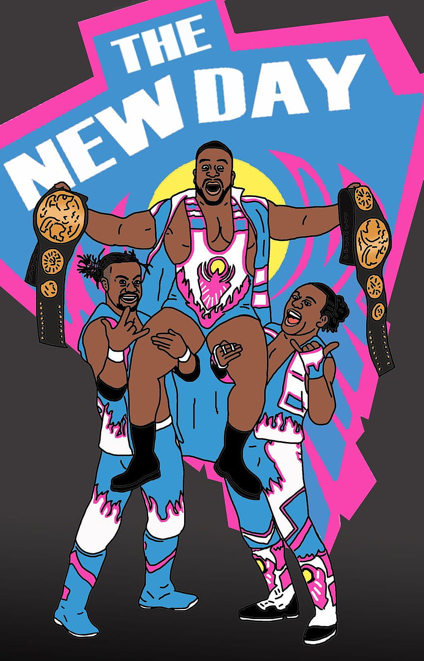 WWE The New Day HD phone wallpaper