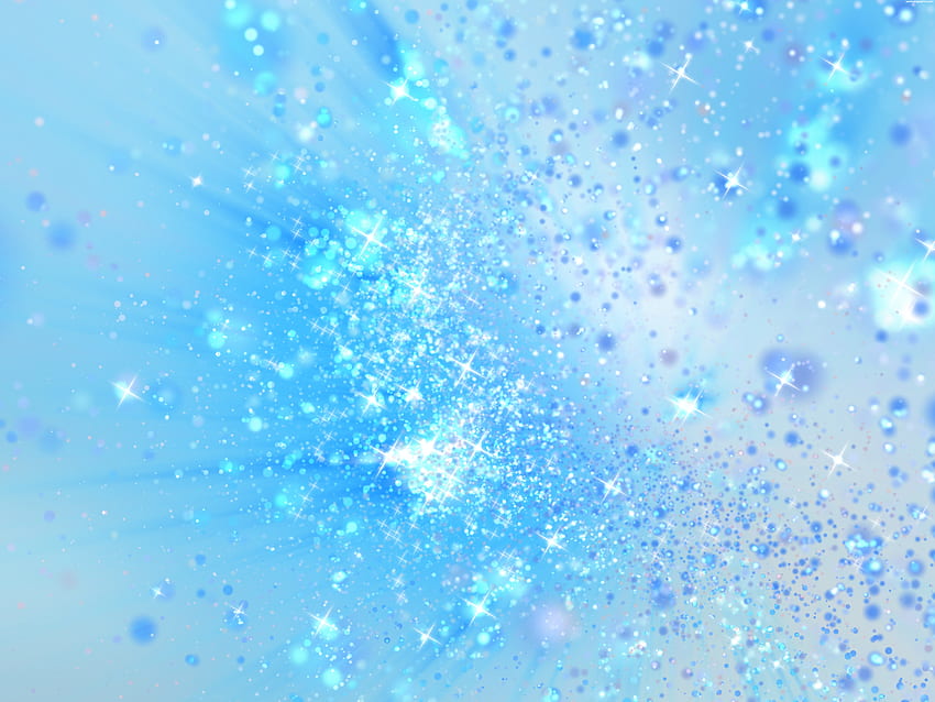 Blue Magic Dust Background for Powerpoint Templates, Magical Blue HD wallpaper