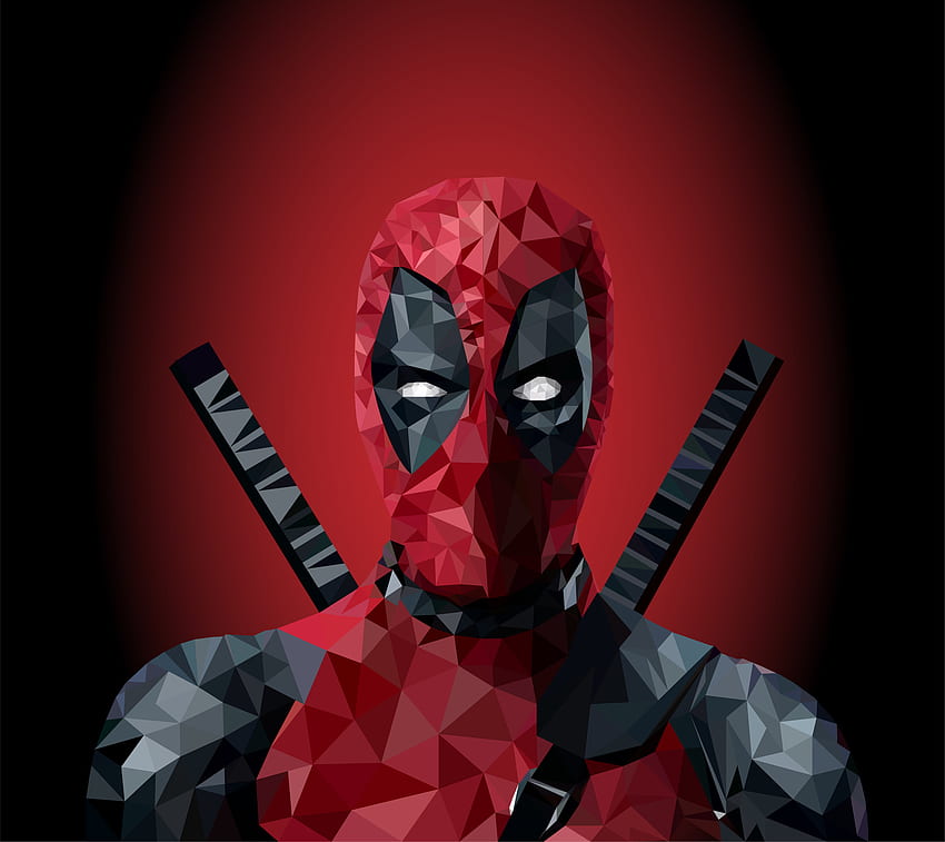 ArtStation - Deadpool de baja poli, Polígono de Deadpool fondo de pantalla