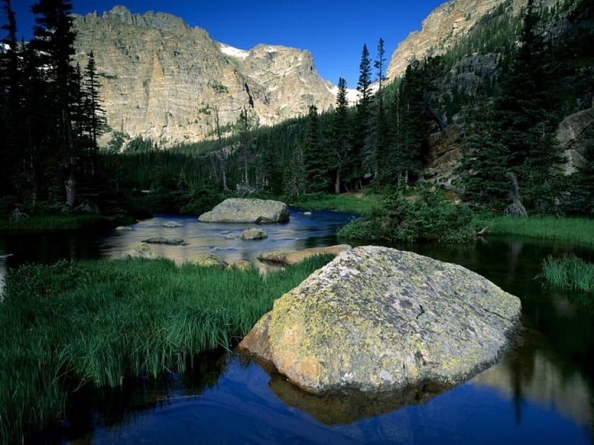 Parco nazionale delle montagne rocciose Colorado, paesaggio, natura, montagna Sfondo HD