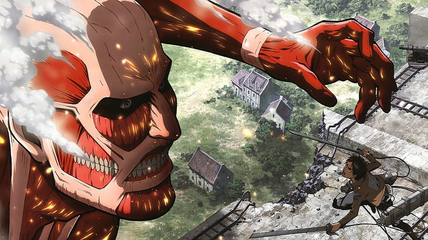 Shingeki No Kyojin, Anime, Colossal Titan / HD wallpaper