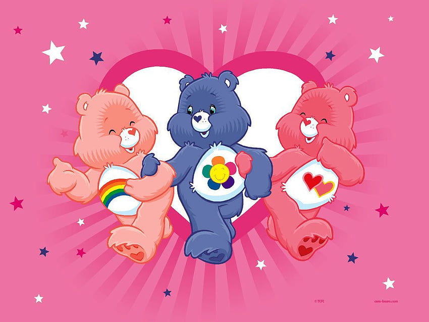 Care Bears Valentinstag - um HD-Hintergrundbild
