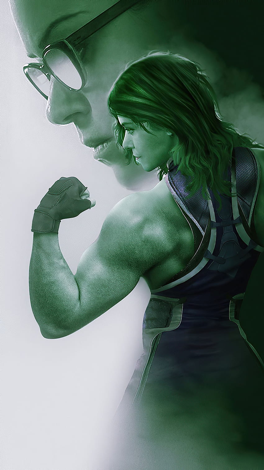She Hulk, Tatiana Maslany, kanadische Schauspielerin HD-Handy-Hintergrundbild