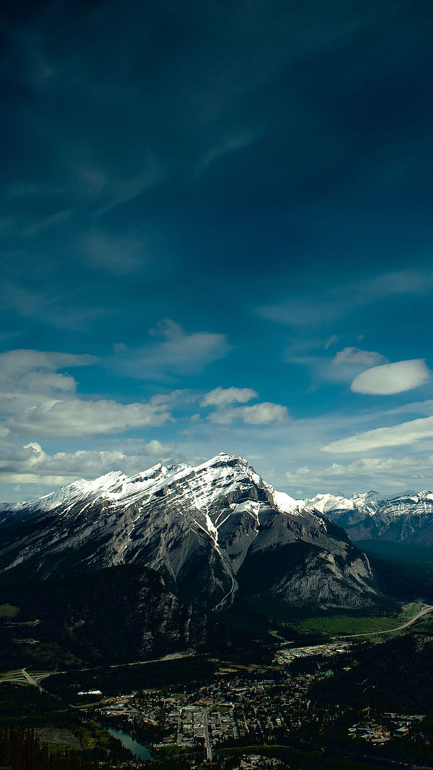 Canada Mountain Snow High Nature Android - Tunnel Mountain - & Background, Cascade Mountains Sfondo del telefono HD