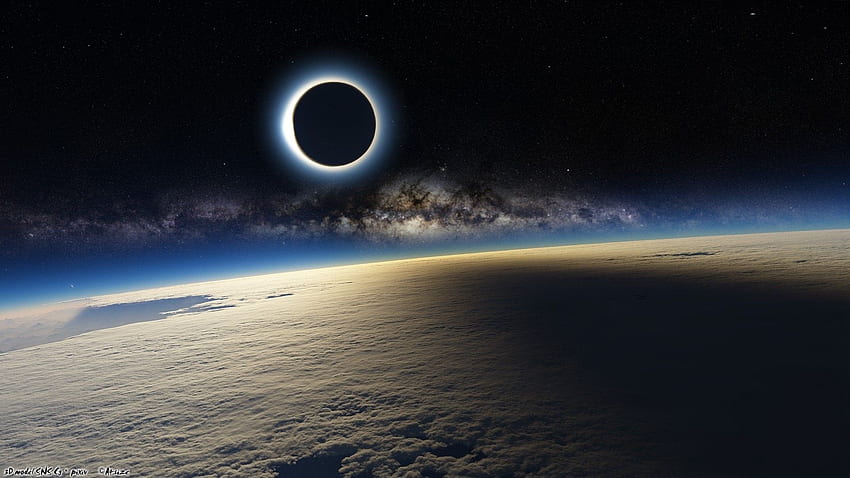 Earth, , Skyscapes Eclipse, Mobile, Eclipse, High, Moon Nature HD wallpaper