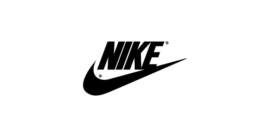 White Nike, Nike Black and White HD wallpaper