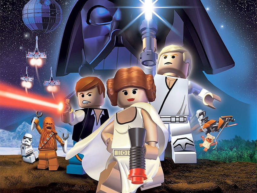 Personajes de LEGO Star Wars, Personajes de dibujos animados de Star Wars fondo de pantalla