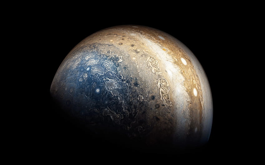 Графика на Юпитер от космическата сонда Juno на НАСА. : , НАСА Юпитер HD тапет