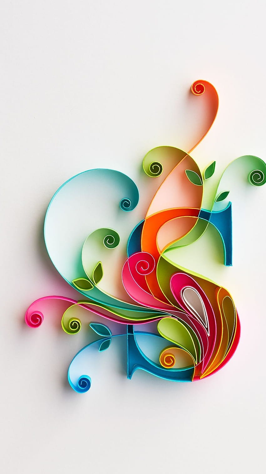 S Letter, Colorful, craft, design HD phone wallpaper