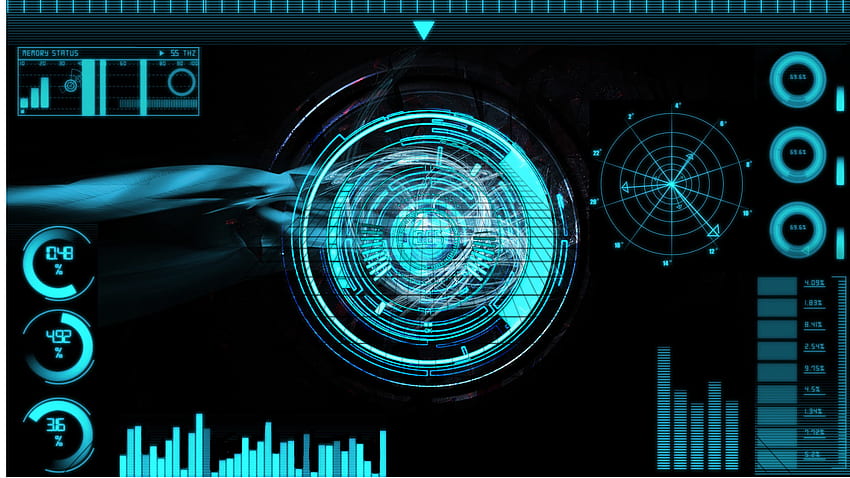 Futuristic Technology background, Digital Tech HD wallpaper
