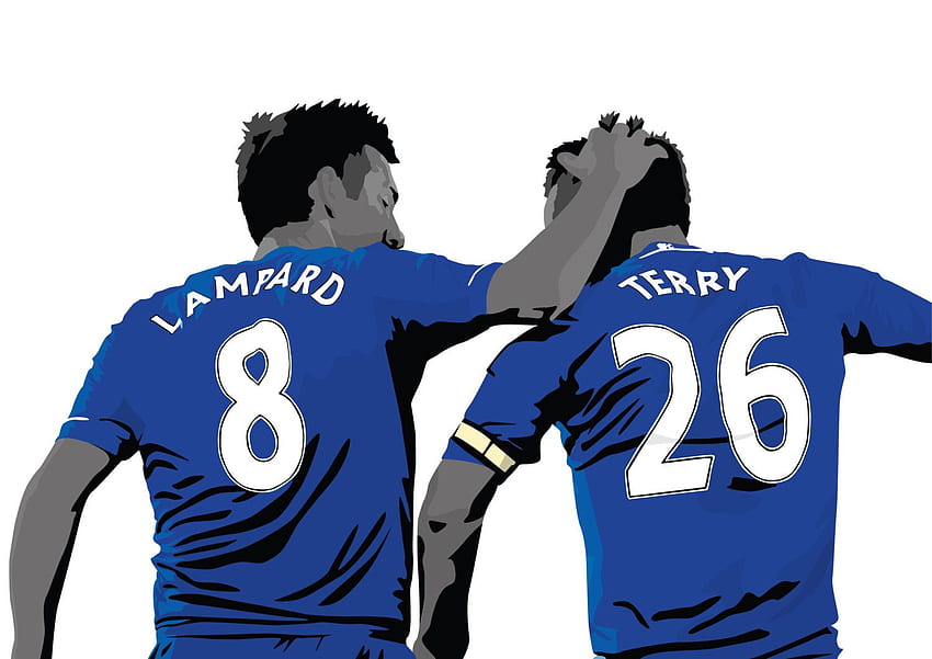 Frank Lampard and John Terry A3 Poster: 297mmx420mm Chelsea, CFC HD wallpaper