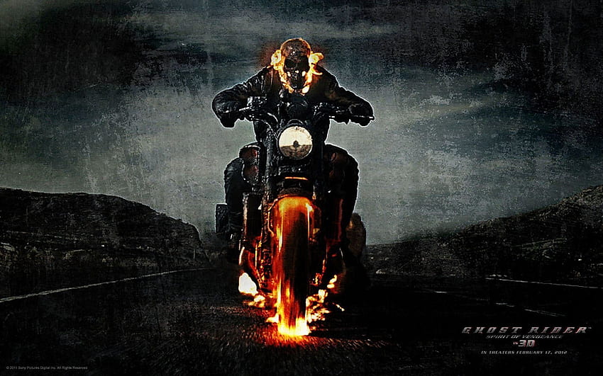 Ghost Rider, Motorcycle Rider HD wallpaper