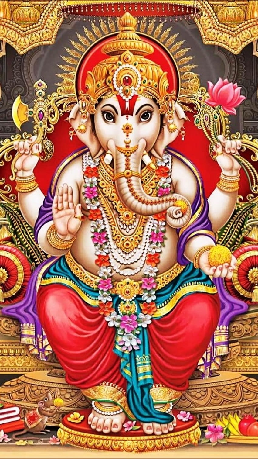 3d Ganesh, Beautiful Painting, ganpati HD phone wallpaper | Pxfuel