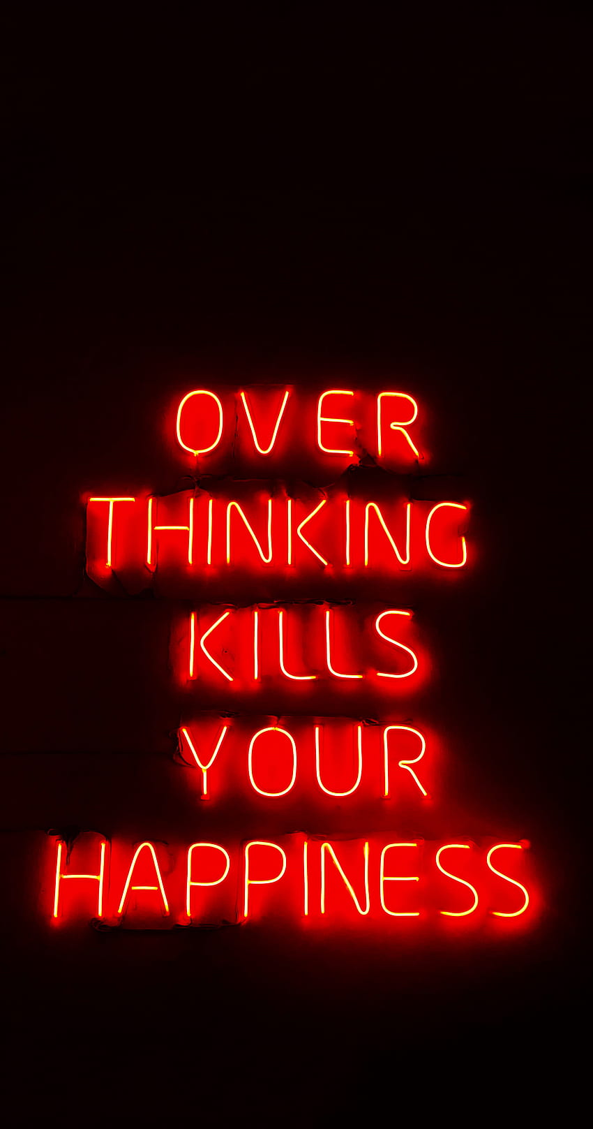 Words, Neon, Phrase, Text, Happiness, Thought, Thinking HD phone wallpaper